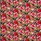 1 Yard Multicolor Hibiscus Flowers Polyester Fabric with Tropical Palm Design 60 Inch Width